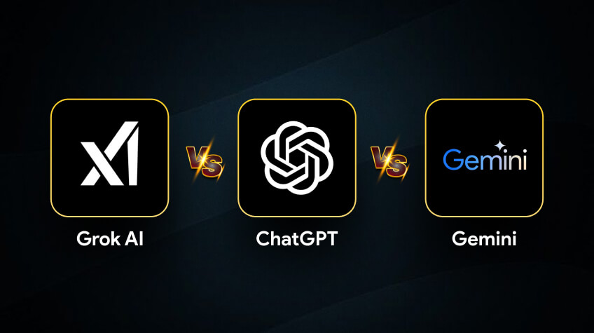 Grok vs ChatGPT vs Gemini